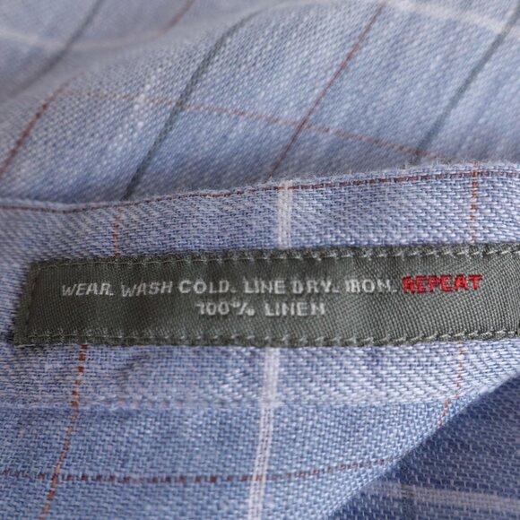 Madeleine Finn Linen Long Sleeve Button Down XL - Picture 9 of 9